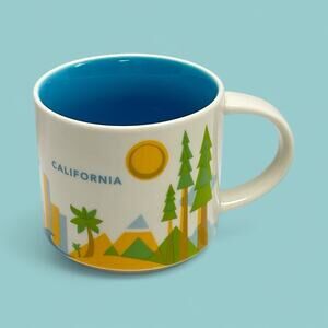 Starbucks California You Are Here 2016 Coffee Cup Mug 14oz Collectors